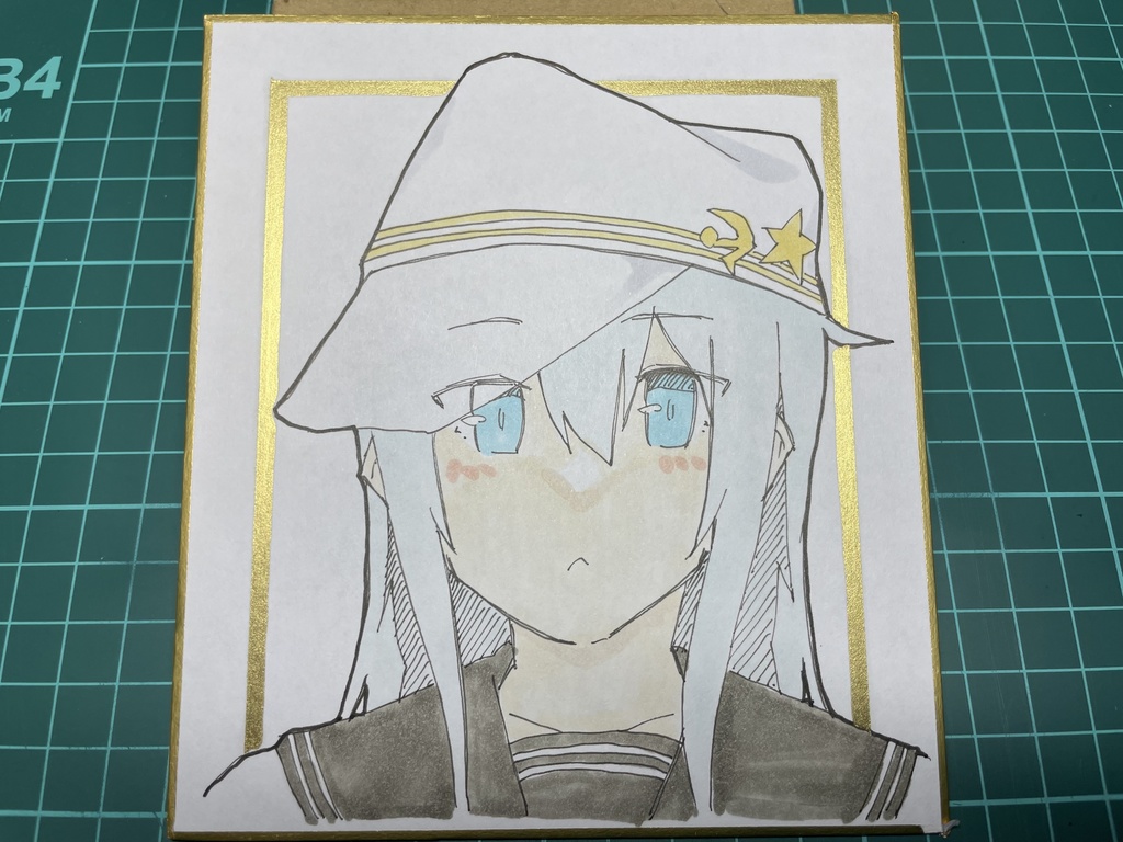 新作【色紙(小)・1枚】『艦これ⑧ヴェールヌイ』