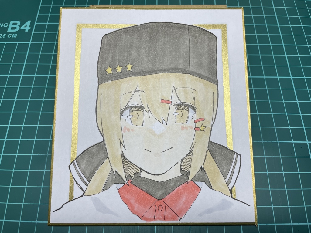 新作【色紙(小)・1枚】『艦これ⑦タシュケント』