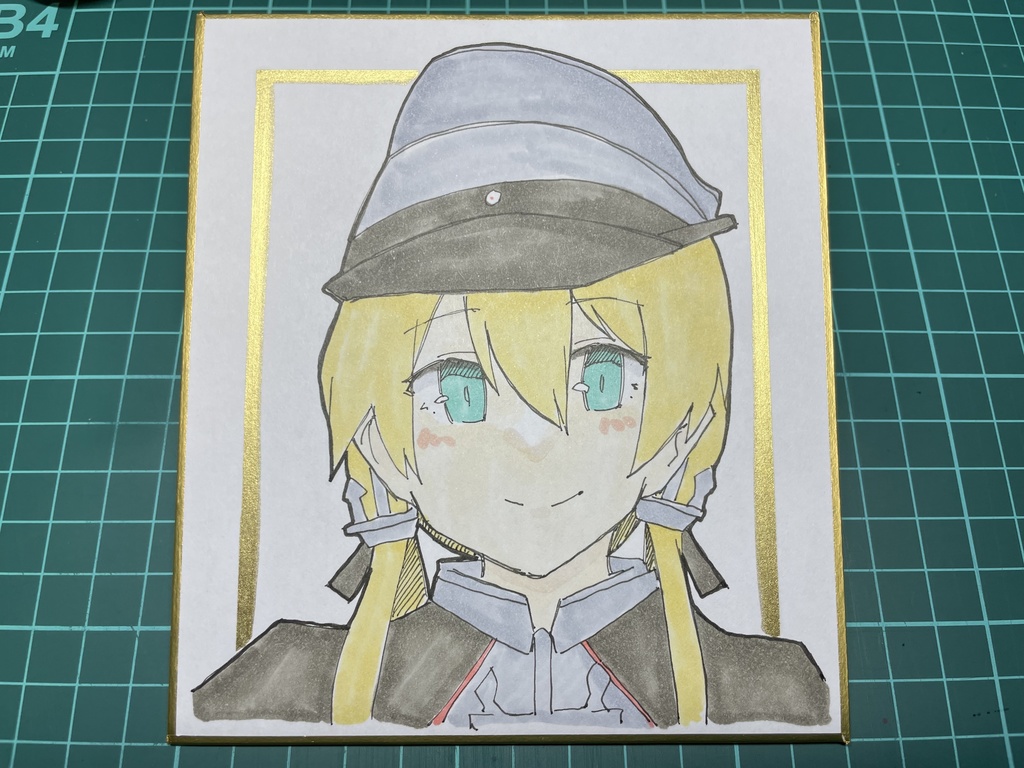 新作【色紙(小)・1枚】『艦これ⑤プリンツ・オイゲン』