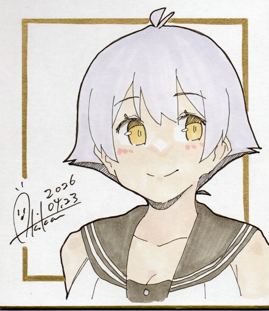 新作【色紙(小)】『艦これ/阿賀野型』