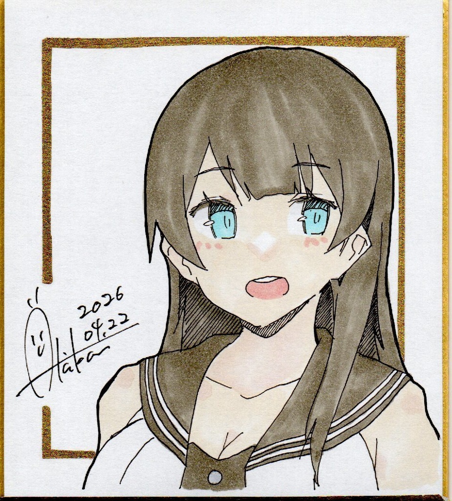 新作【色紙(小)】『艦これ/阿賀野型』