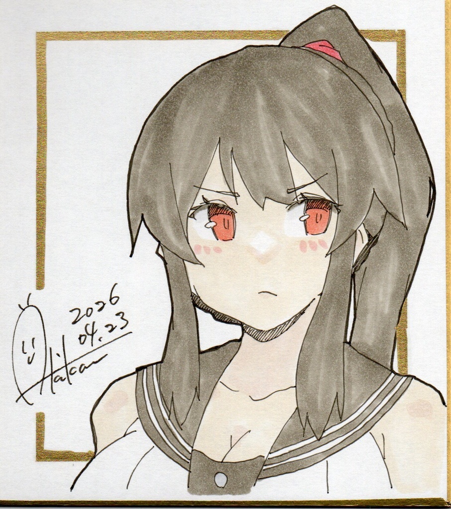 新作【色紙(小)】『艦これ/阿賀野型』