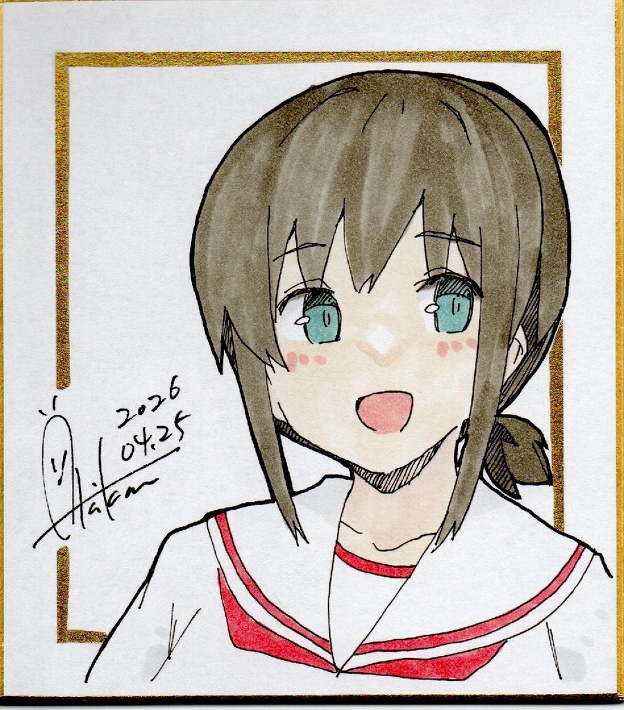 新作【色紙(小)】『艦これ/吹雪』