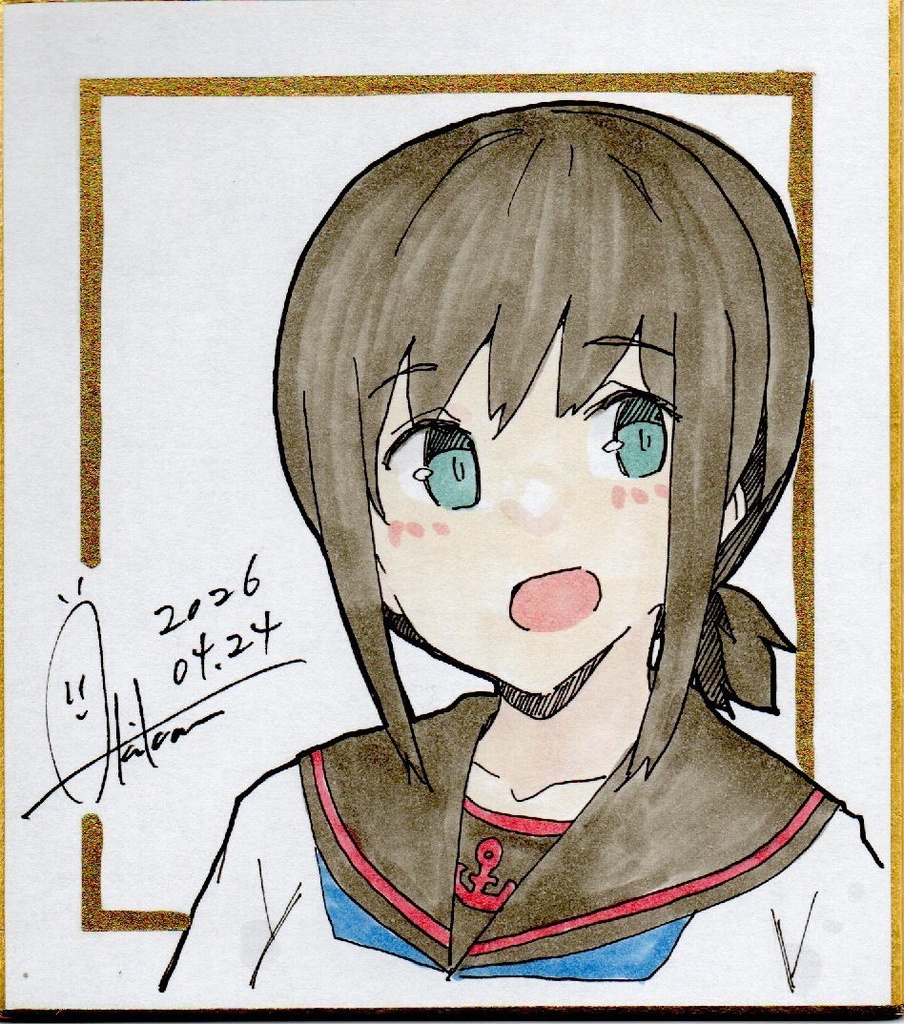 新作【色紙(小)】『艦これ/吹雪』