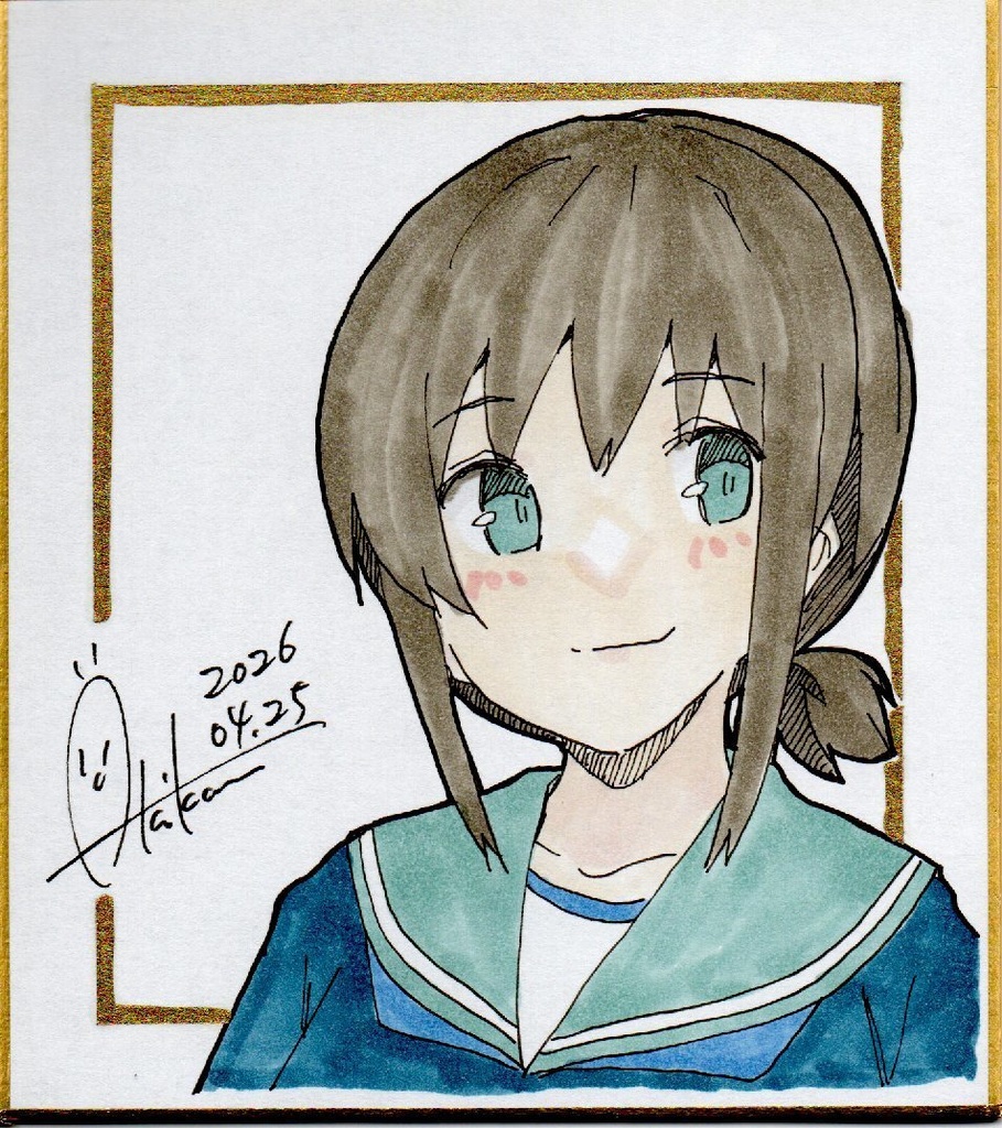 新作【色紙(小)】『艦これ/吹雪』