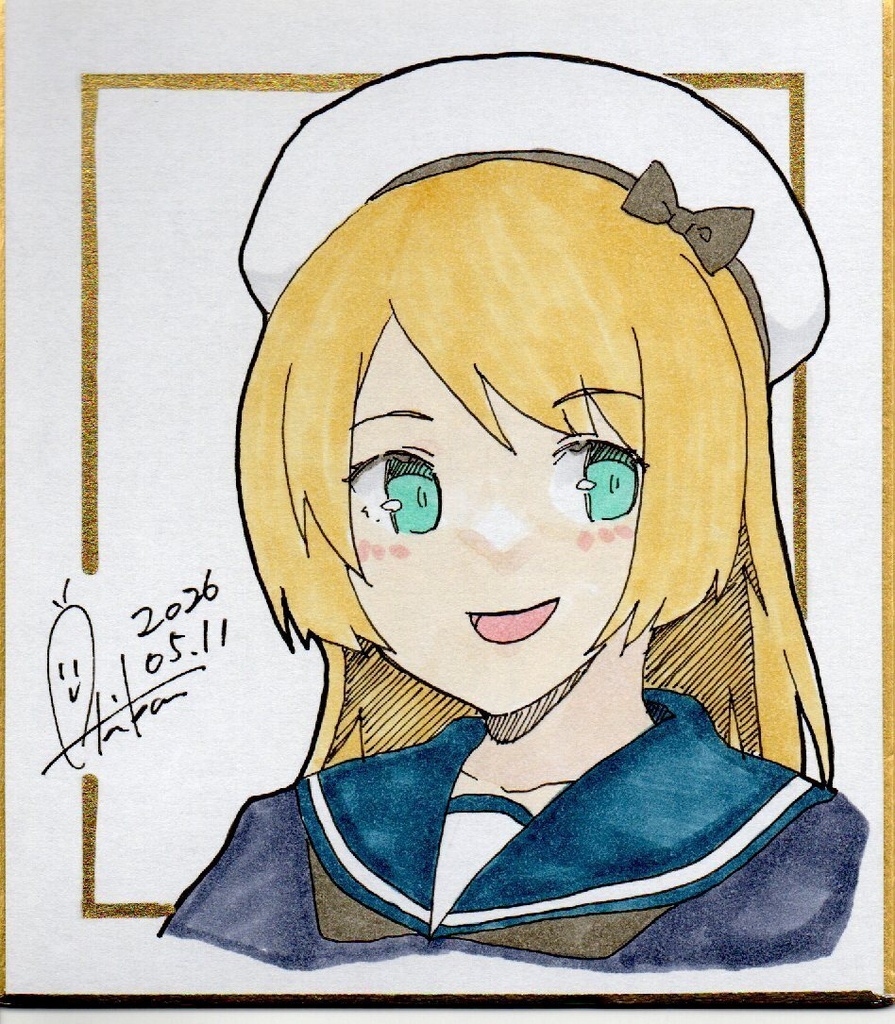 新作【色紙(小)】『艦これ/J級』