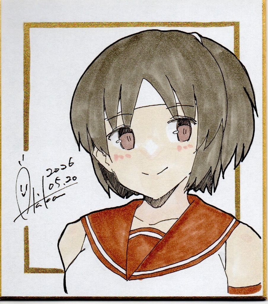 新作【色紙(小)】『艦これ/長良型A』