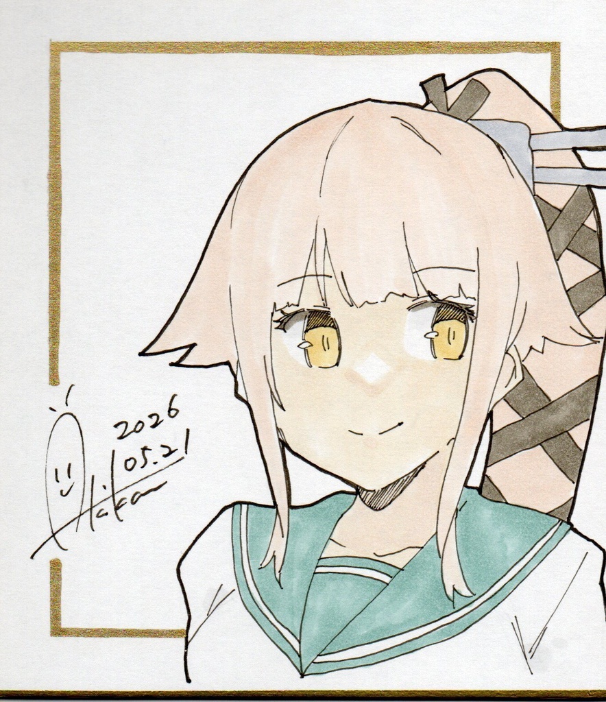 新作【色紙(小)】『艦これ/長良型B』