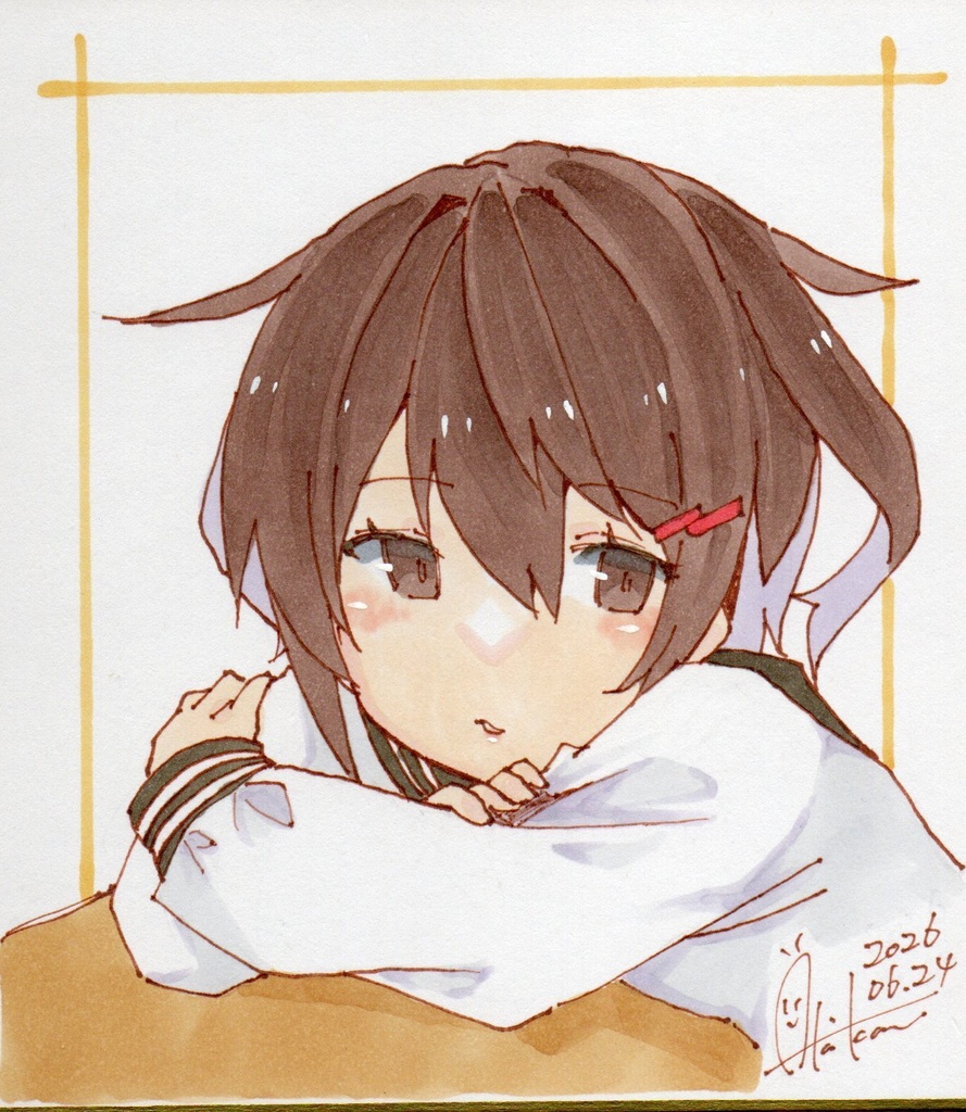新作【色紙(小)・1枚】『艦これA雷』