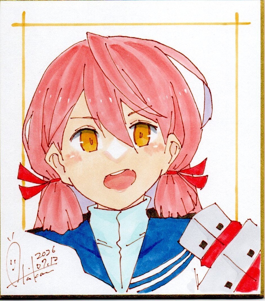 新作【色紙(小)・1枚】『艦これ⑥明石』