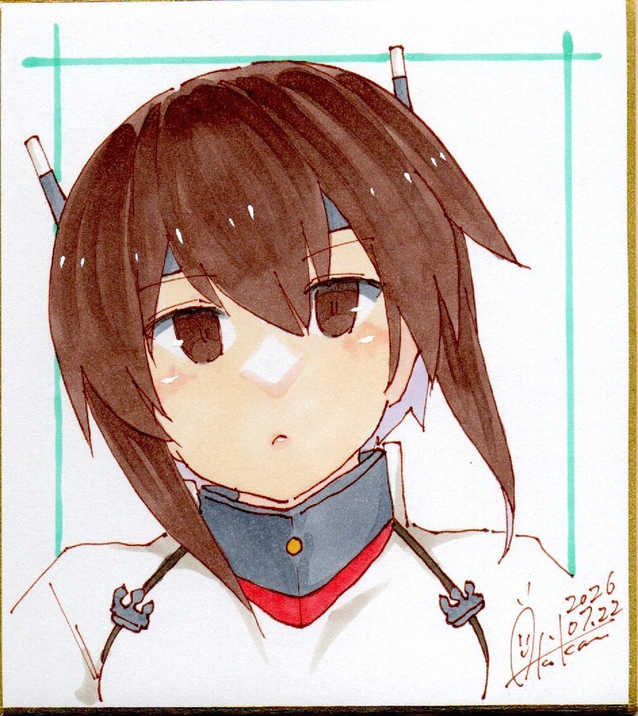 新作【色紙(小)・1枚】『艦これ⑥大鳳』