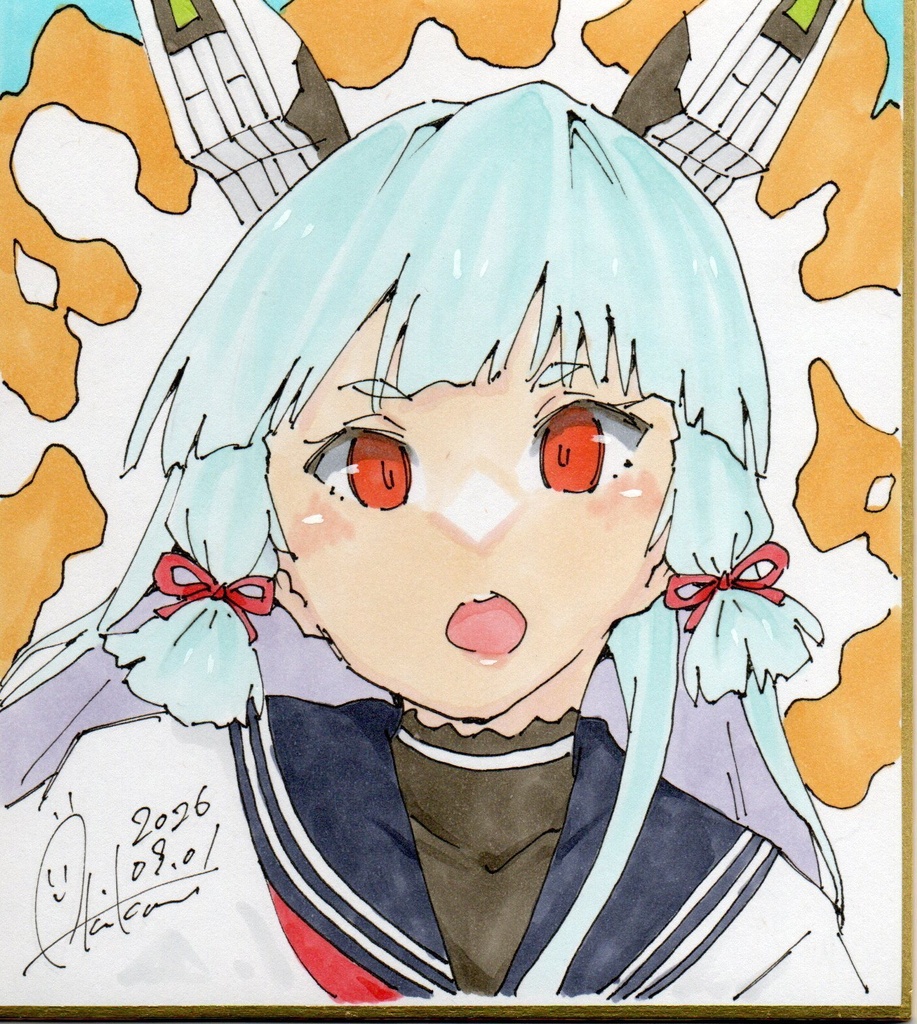 新作【色紙(小)・1枚】『艦これ③叢雲』
