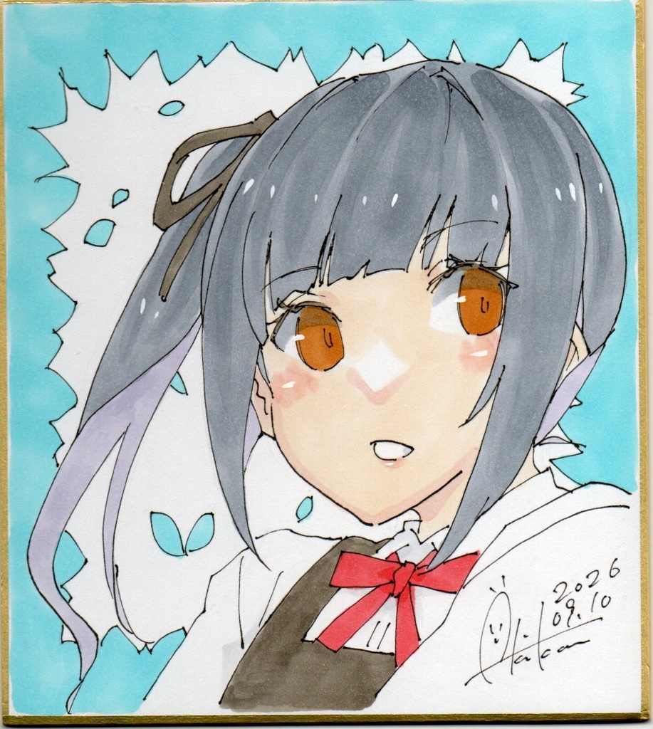 ■新作■【色紙(小)・1枚】『艦これ⑦霞』
