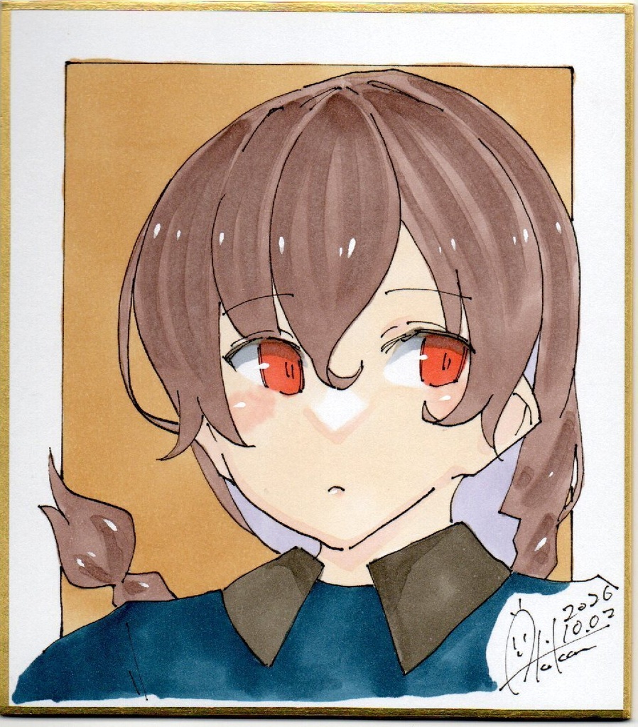 ■新作■【色紙(小)・1枚】『艦これ/宗谷』