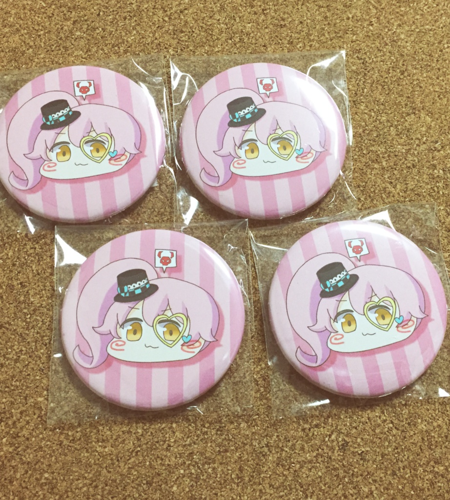 リトマス鬼リリカちゃん缶バッジ