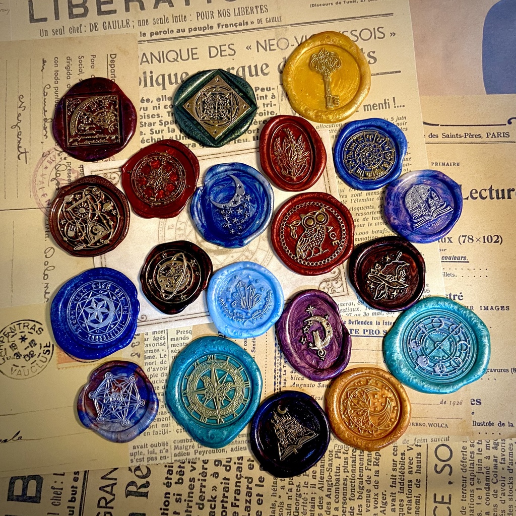 ランダム10枚シーリングワックス(シール)セット