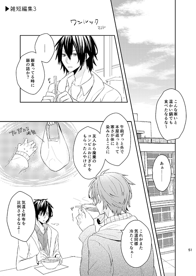 再録集「雑短編集TRIBUTE」