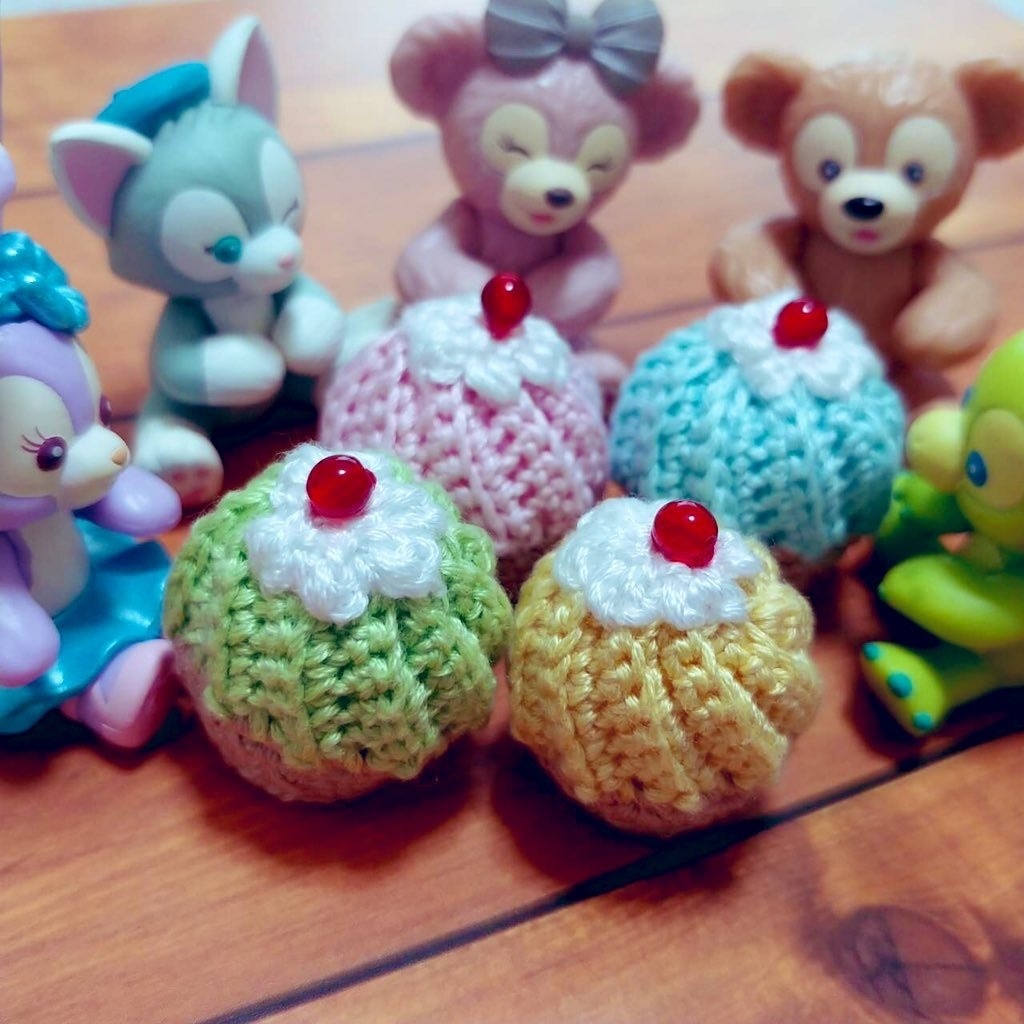 【ぬい小物】ゆめいろカップケーキ