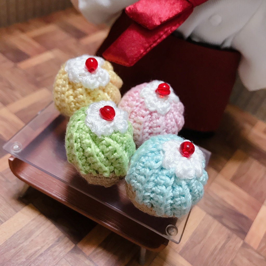 【ぬい小物】ゆめいろカップケーキ