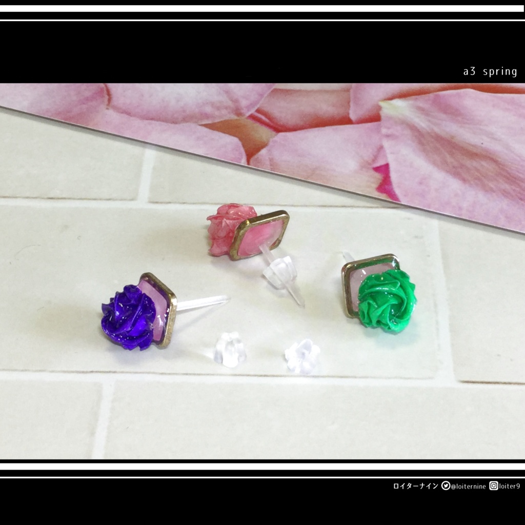 【送料込】A3!夏組イメージピアス