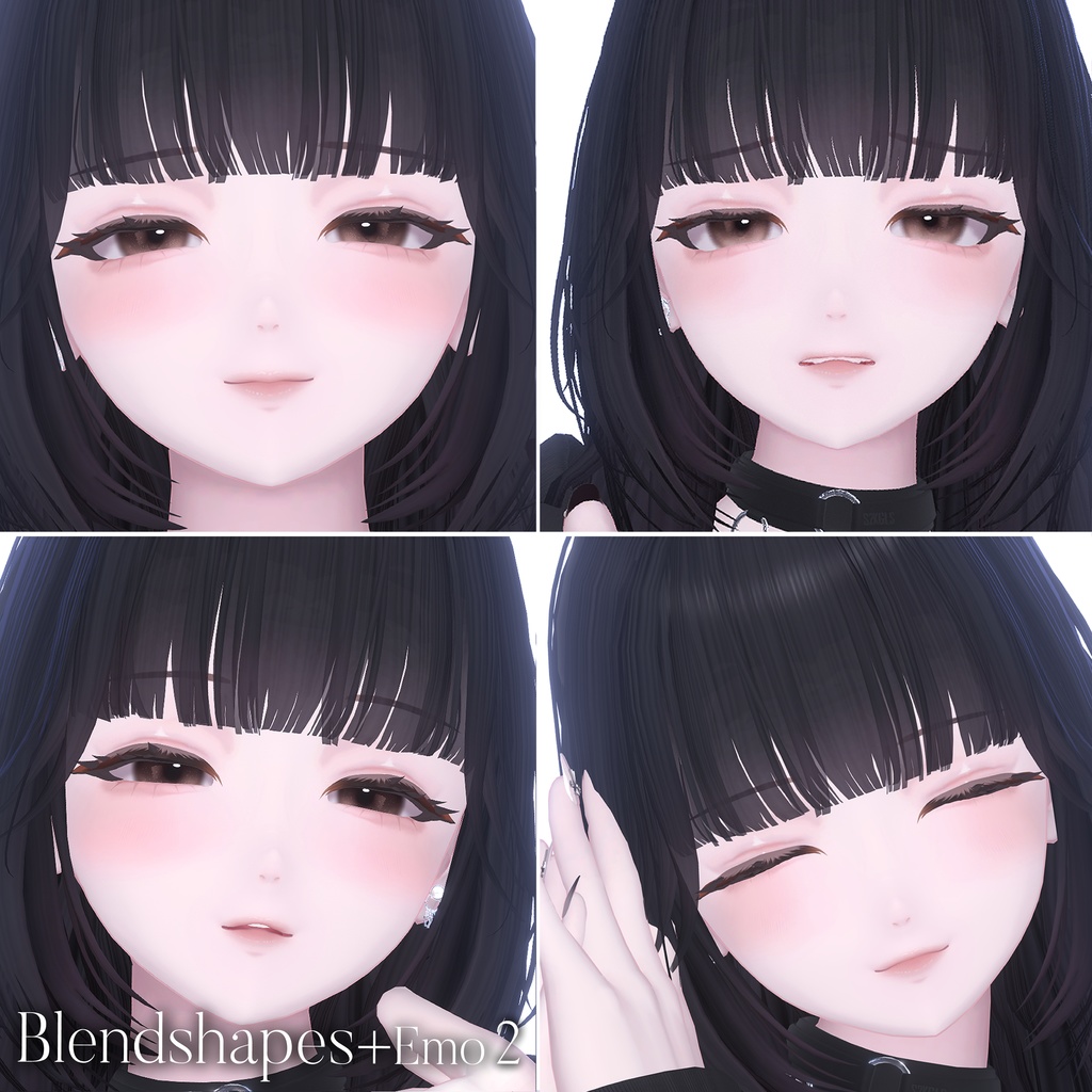 【Shuan】 Natural Makeup・Eyes・blandshapes・Emo