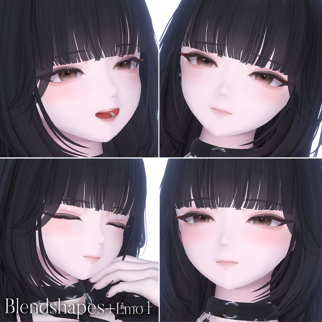 【Shuan】 Natural Makeup・Eyes・blandshapes・Emo