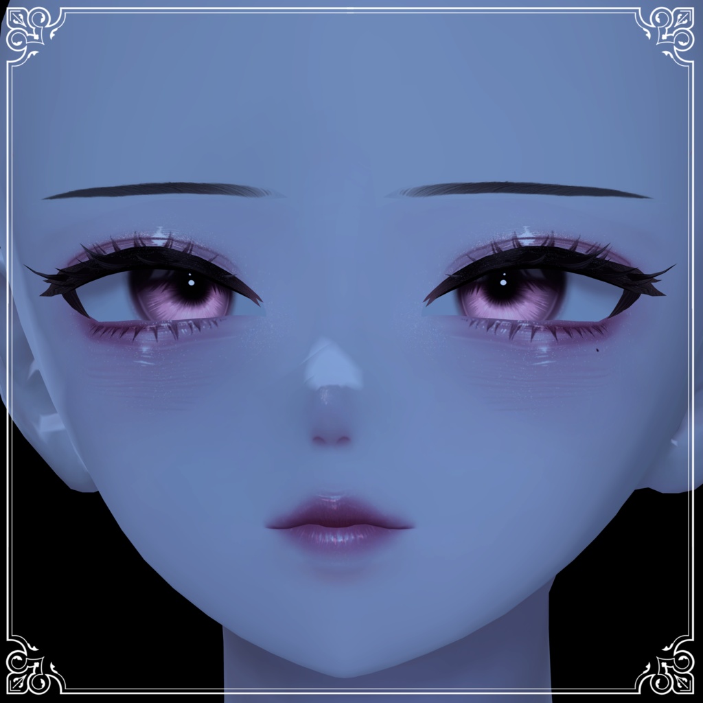 【Shinra】Moonlit Rose Makeup・Eyes・Blandshape