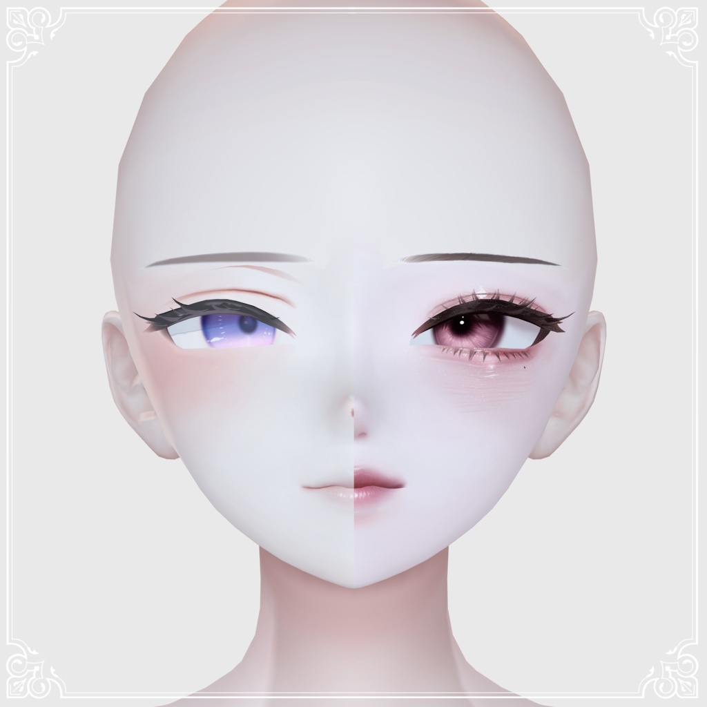 【Shinra】Moonlit Rose Makeup・Eyes・Blandshape