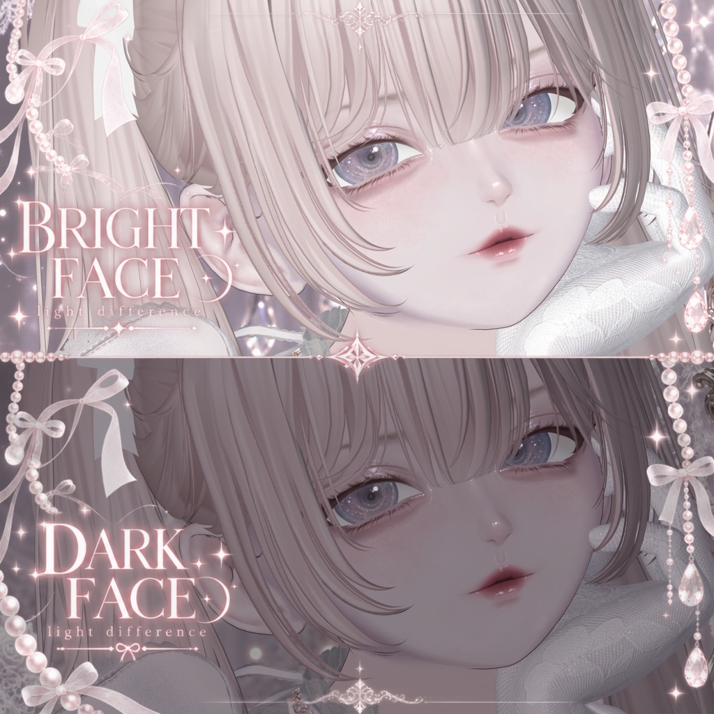 【3 Girl Avatars 】 Doll Makeup & Eyes texture 5color