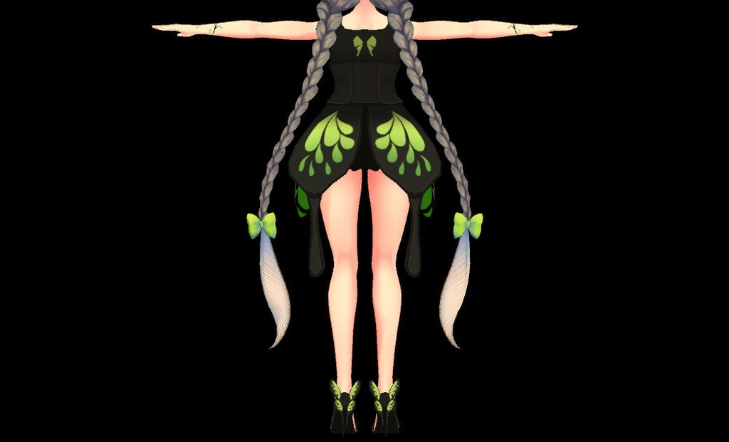 「アルディナちゃん専用」蝶のドレス