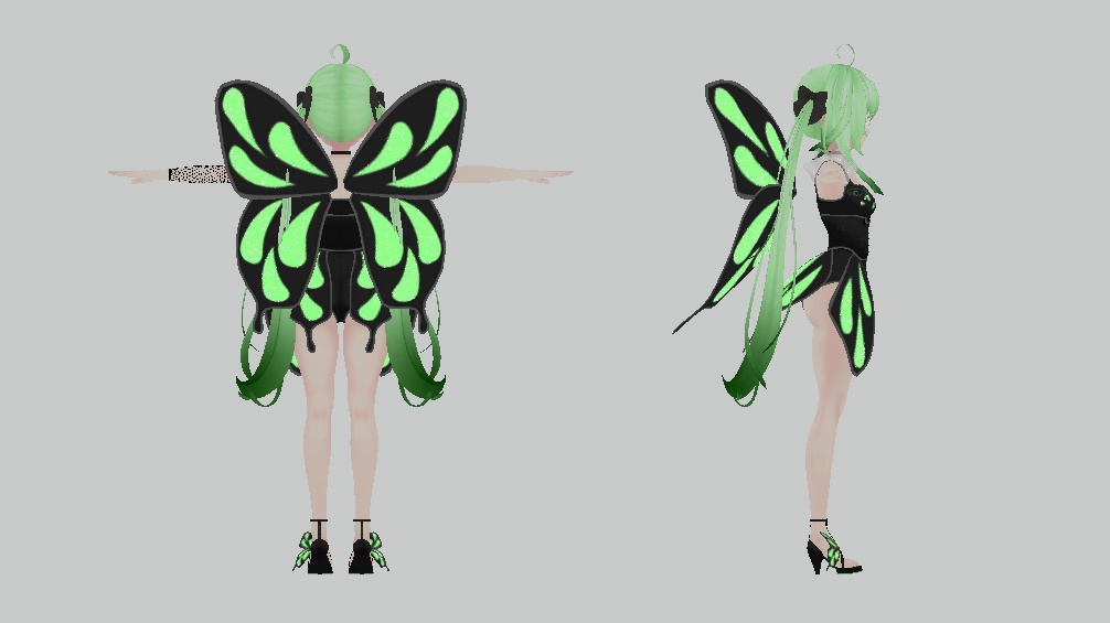 『舞夜」専用ー蝶々ドレスー