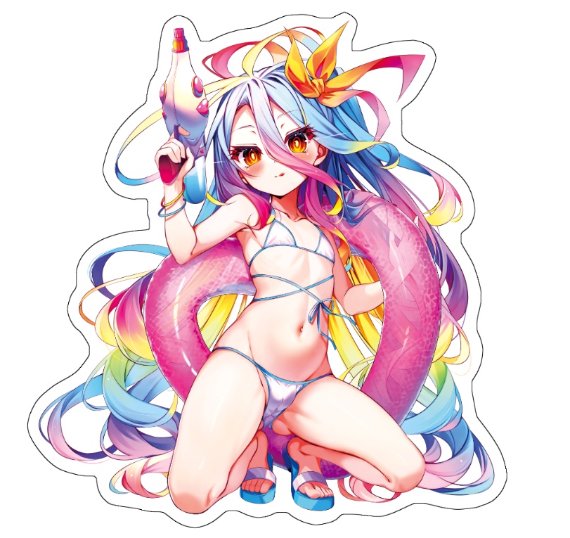 『受注生産商品』水着な白　アクリルスタンド