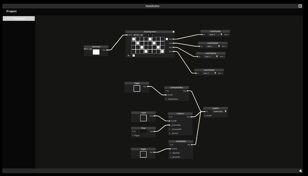 【VJソフト(Win/Mac)】SynapseRack VJ Tool【Beta】