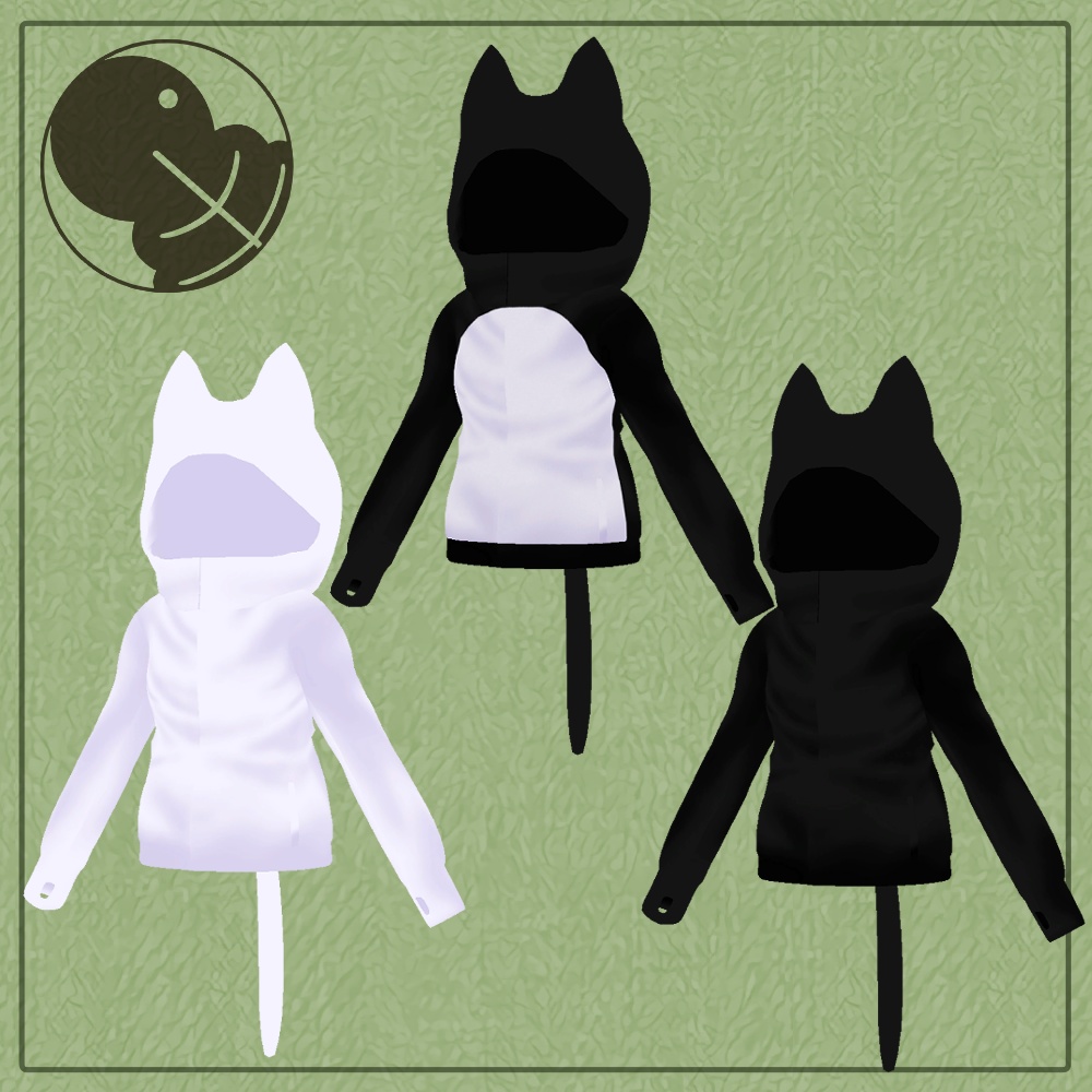 【ハオラン対応】猫耳パーカーセット