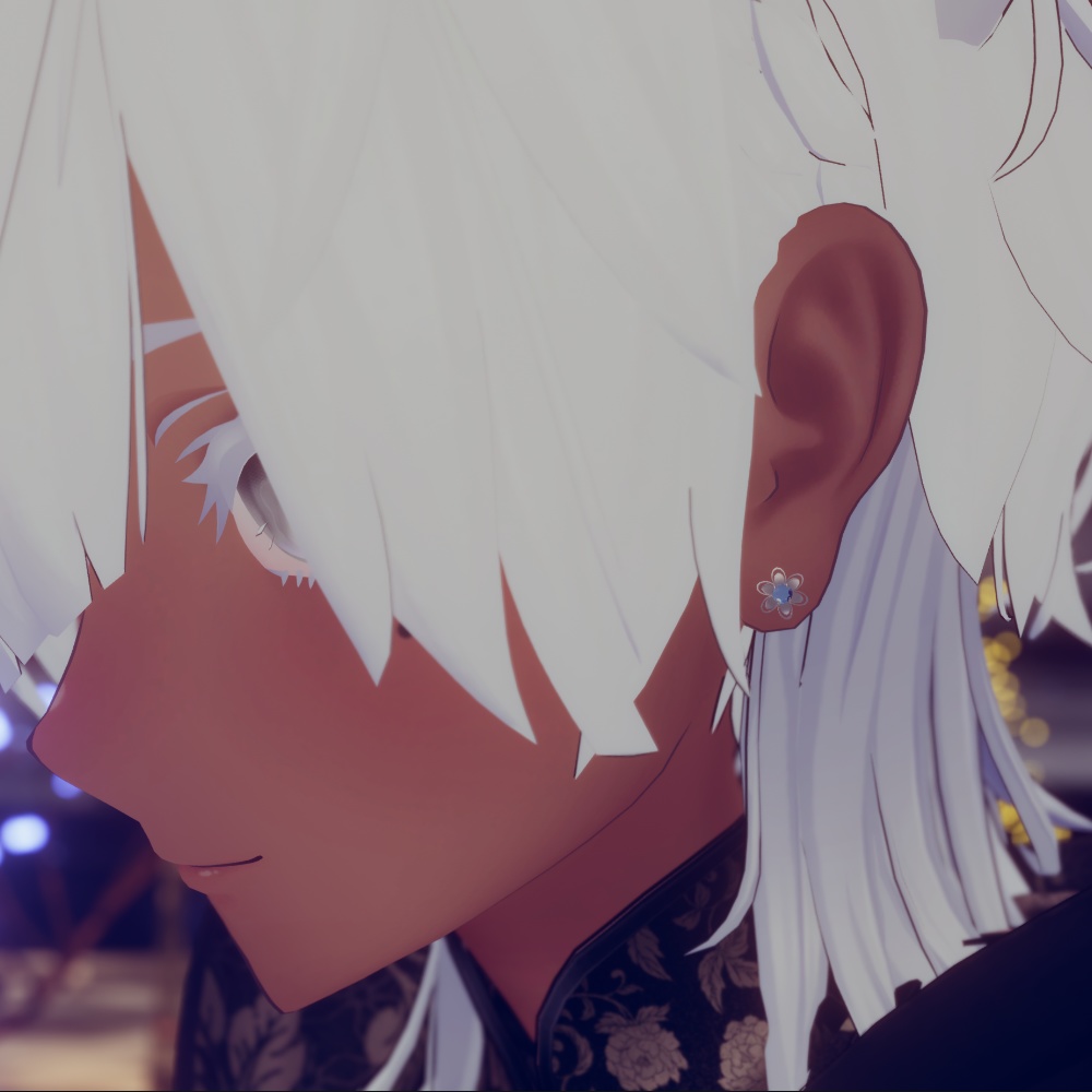 花のピアス