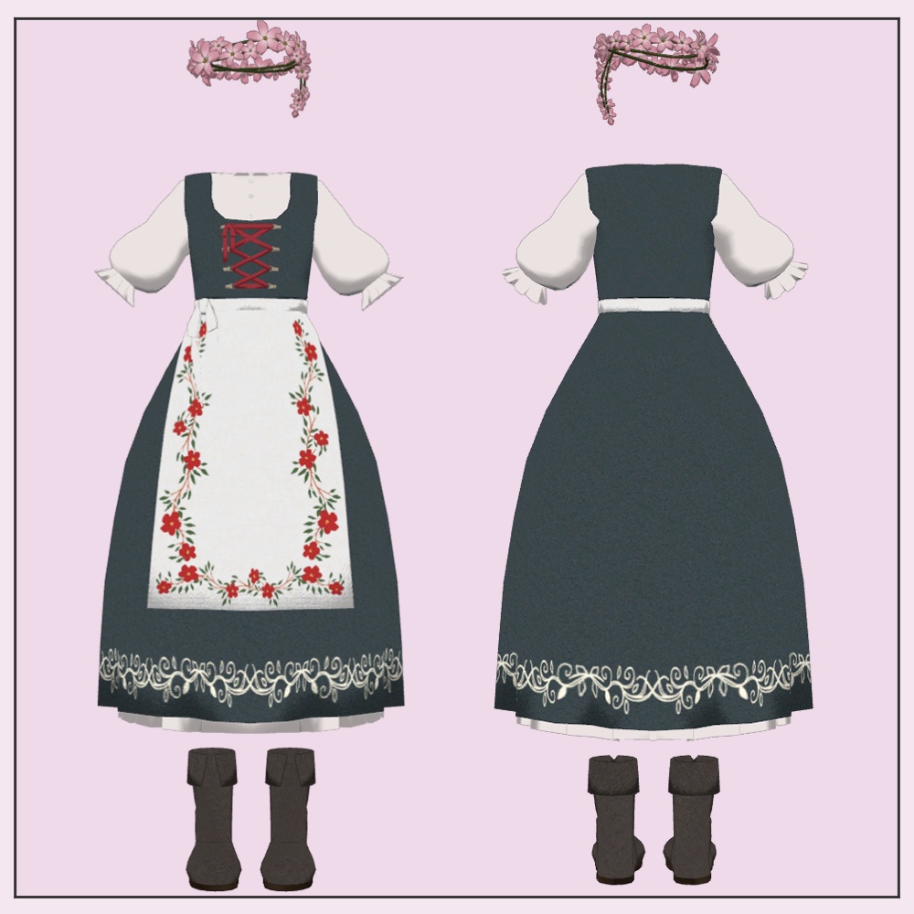 【リリモカ対応】春のディアンドル