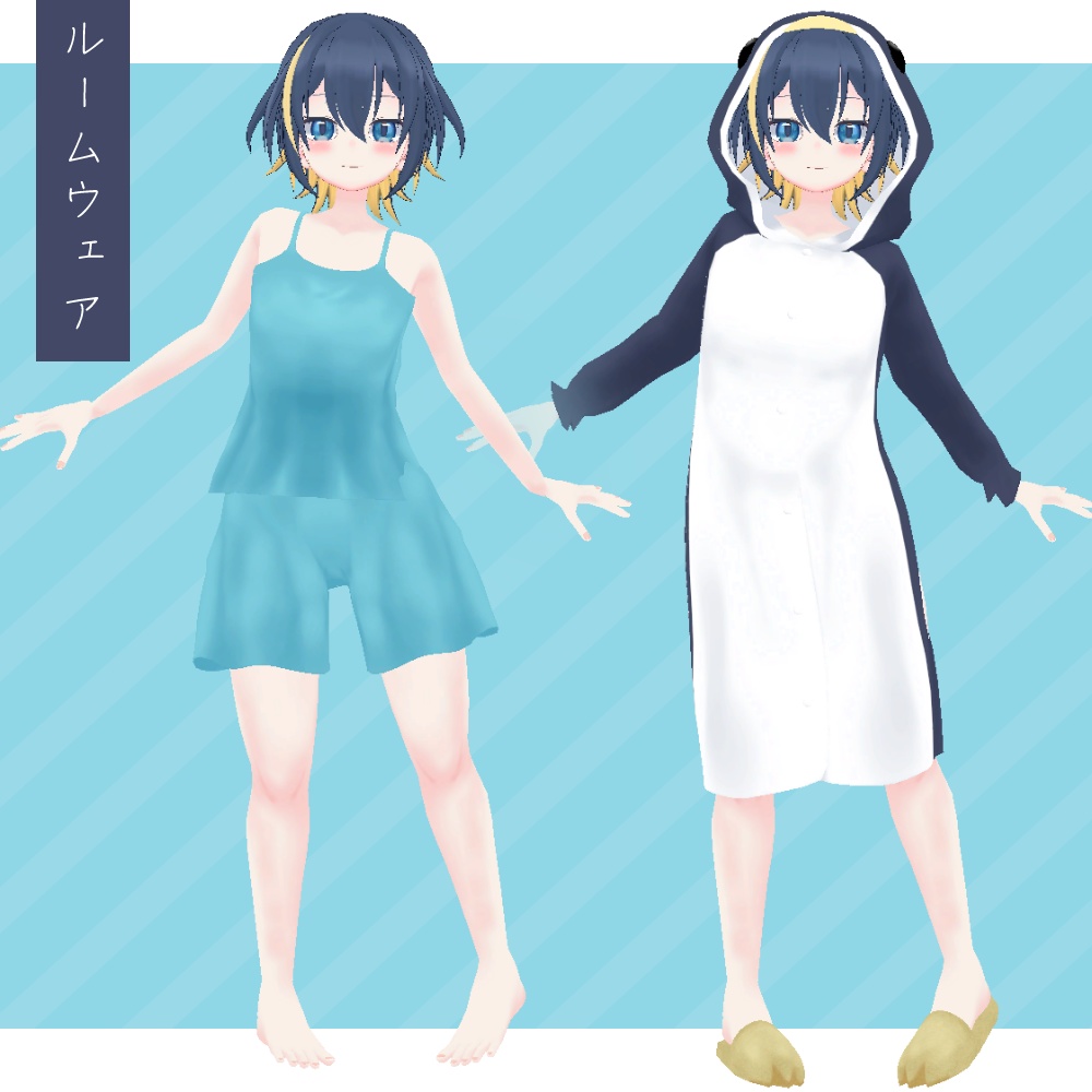 【オリジナル3Dモデル】渚沙-Nagisa-