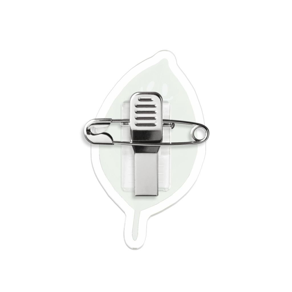 はっぱおばけ アクリルバッジ