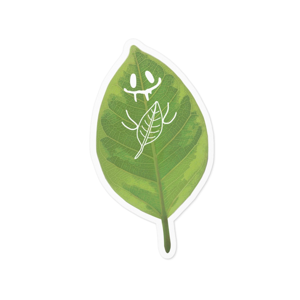 はっぱおばけ ステッカー