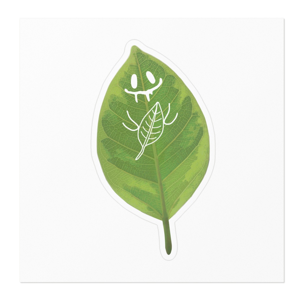 はっぱおばけ ステッカー