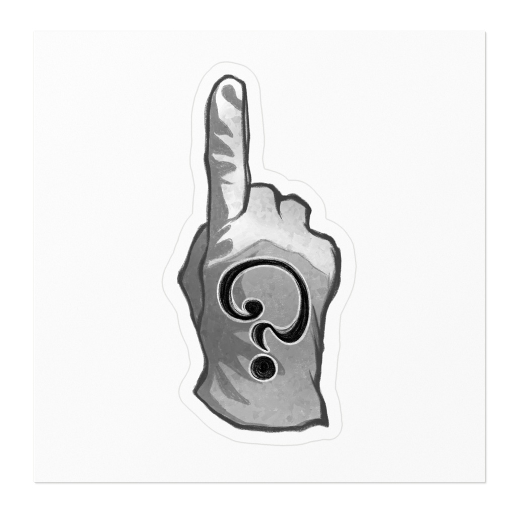 不可思議 ステッカー