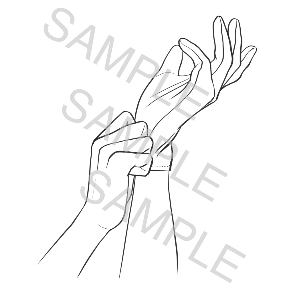 色々な手の素材(100種類)