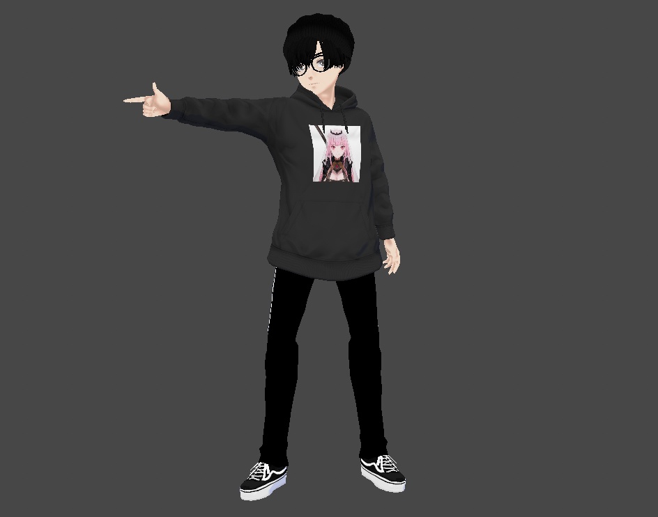 Mori Calliope Hoodie for your VRoid Avatar