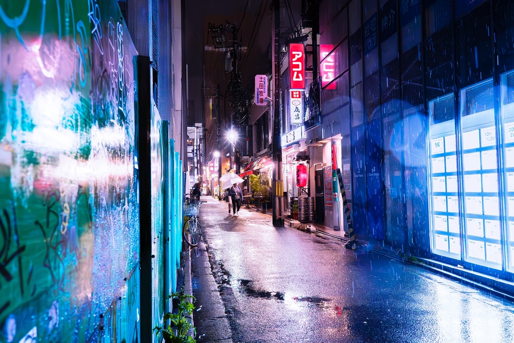 Nocturne: Rain Alley #01