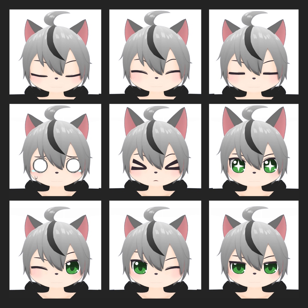 【オリジナルモデル】No-21【VRChat想定】