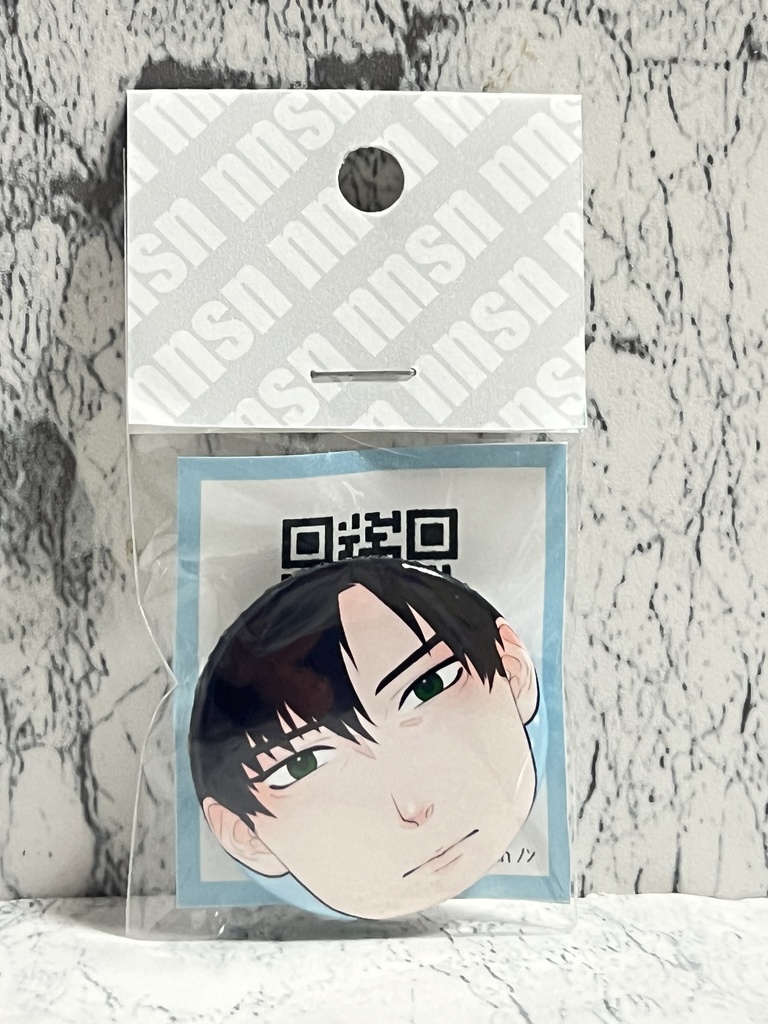 レイ 缶バッジ (生首/アップ)