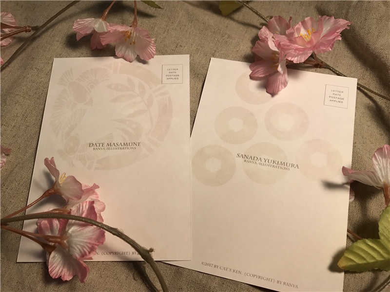 【イケメン戦国】 缶バッジ + ポストカード