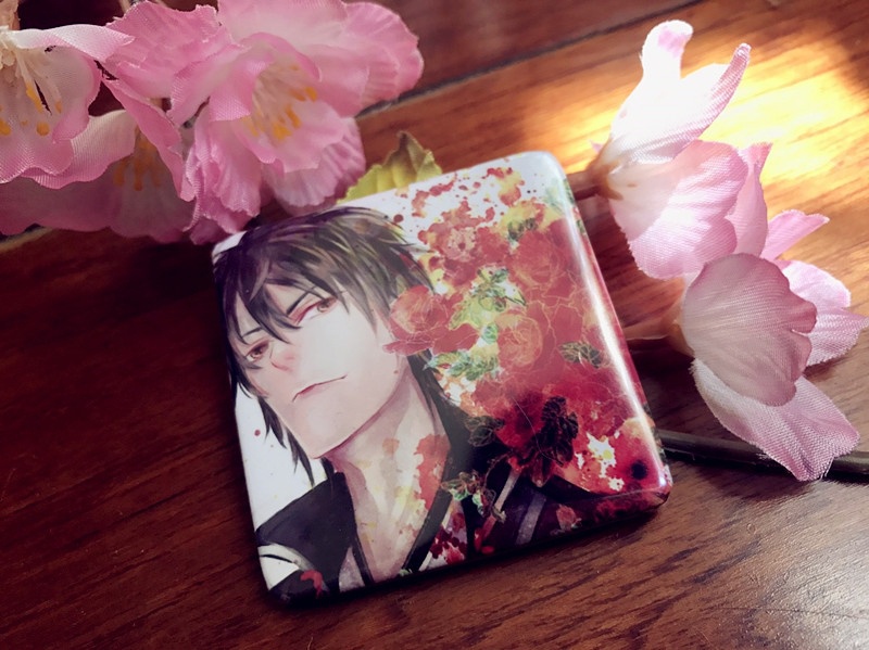 【イケメン戦国】 缶バッジ + ポストカード