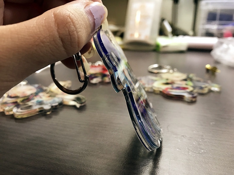 夢100アクリルキーホルダー