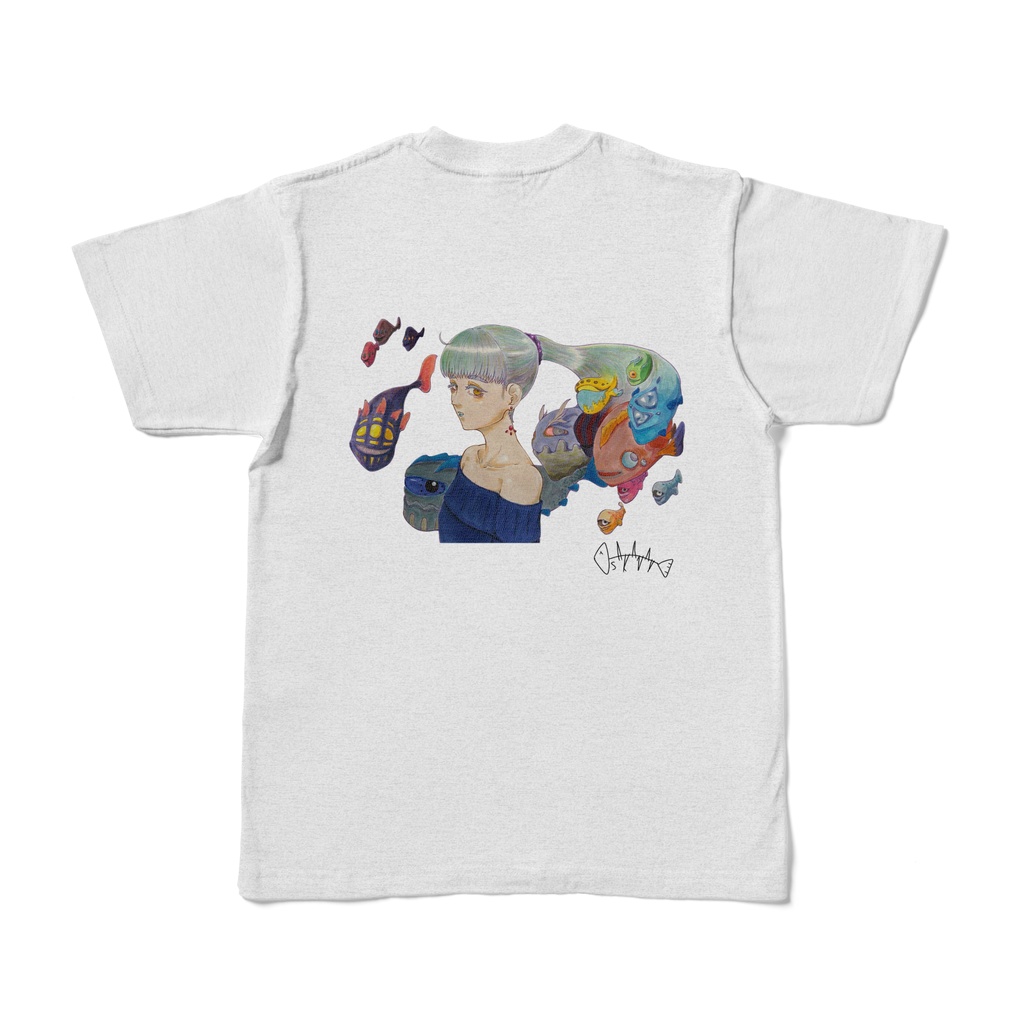 さかなちゃん白Tシャツver.2